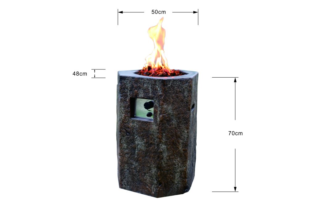 MODENO BASALT COLUMN FIRE PIT OFG601 - ELEMENTI