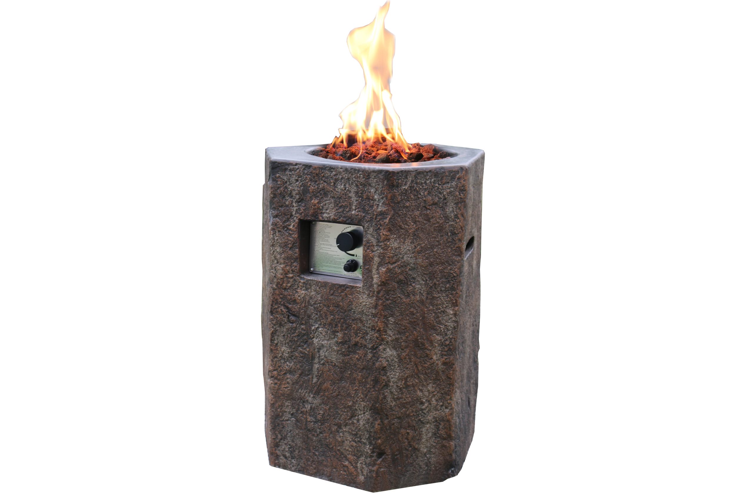 MODENO BASALT COLUMN FIRE PIT OFG601 - ELEMENTI