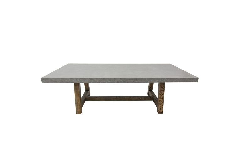 SEINE Dining Table Rectangle (With wooden foot）SEINE-SG FDM01-SG